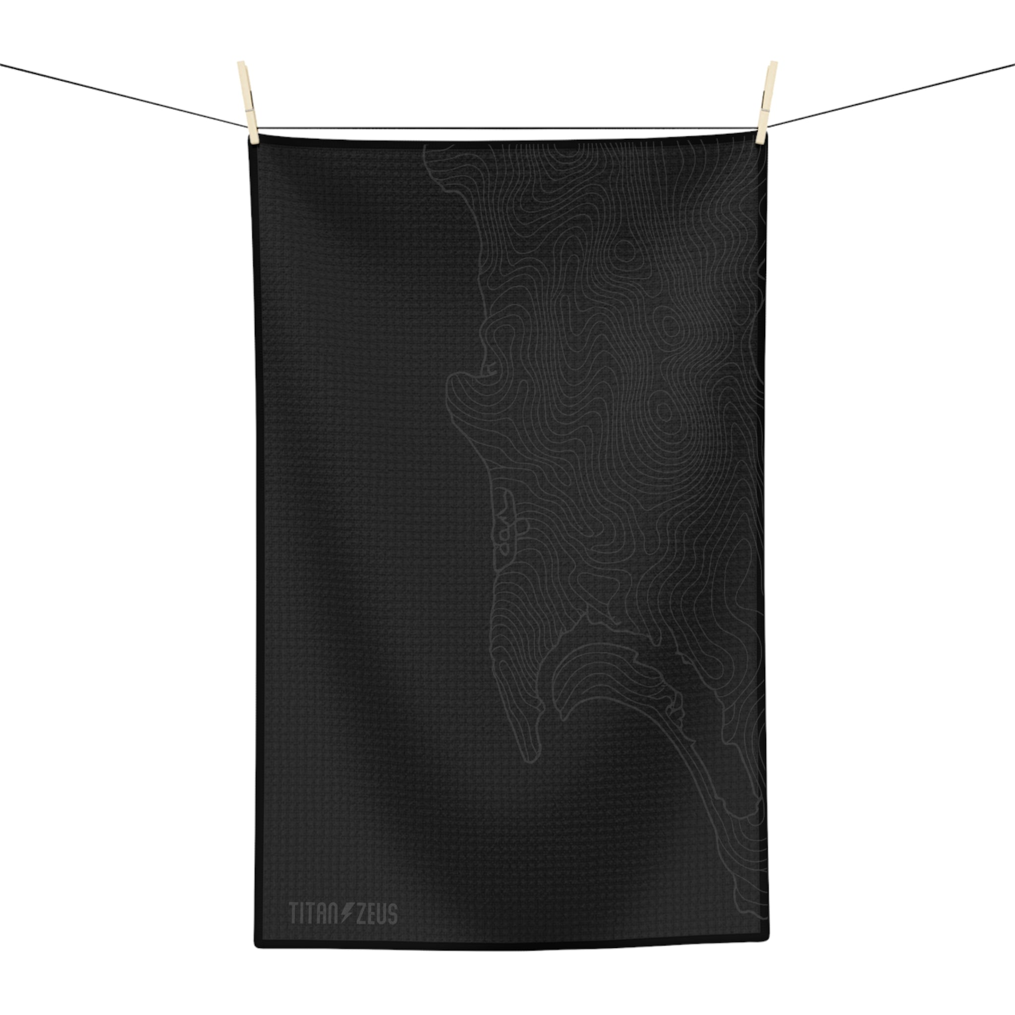 Diego Ultra-Microfiber Kitchen Towel (Black) – Titan Zeus Knives