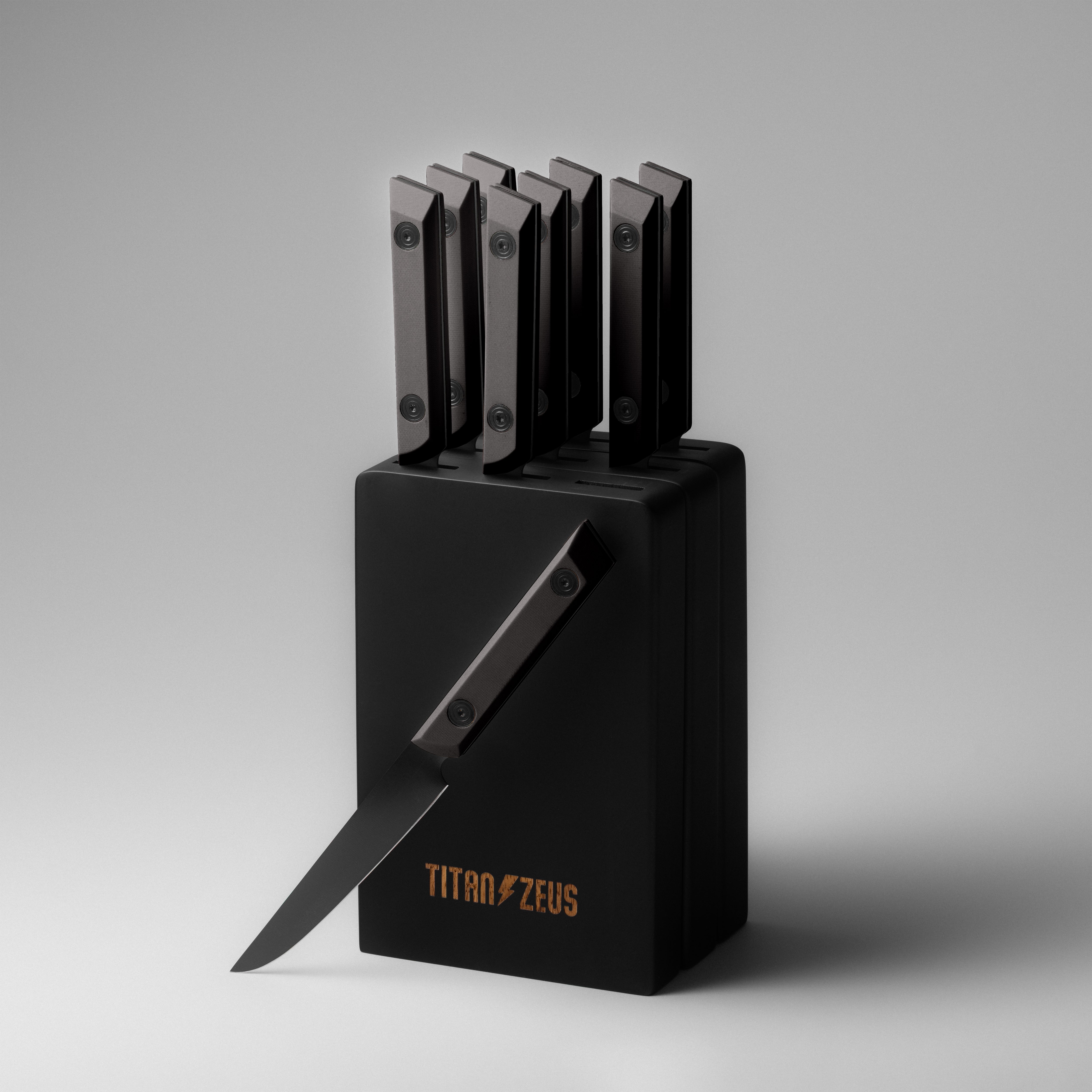 TABLE KNIFE SET (9 Piece) – Titan Zeus Knives