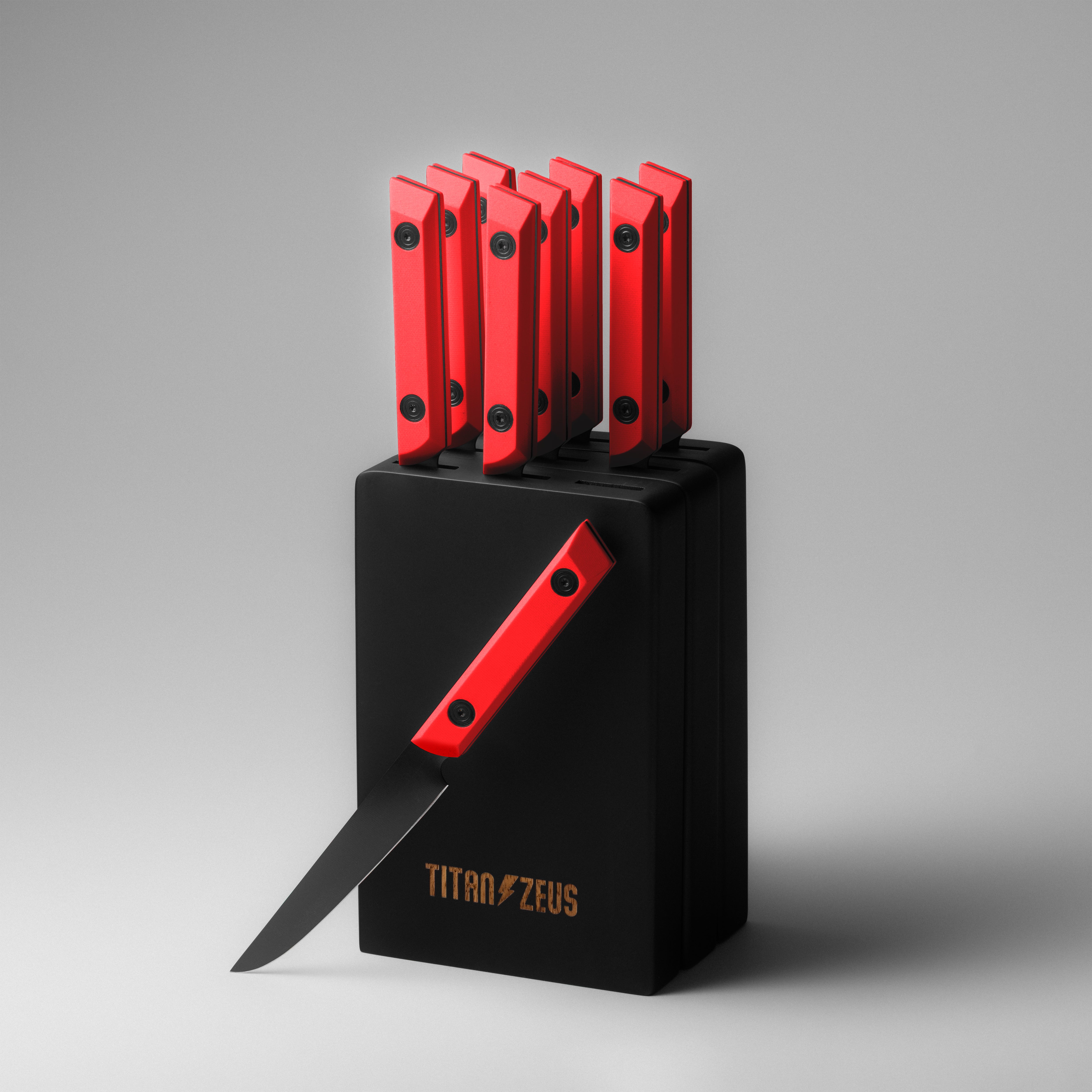 TABLE KNIFE SET (9 Piece) – Titan Zeus Knives