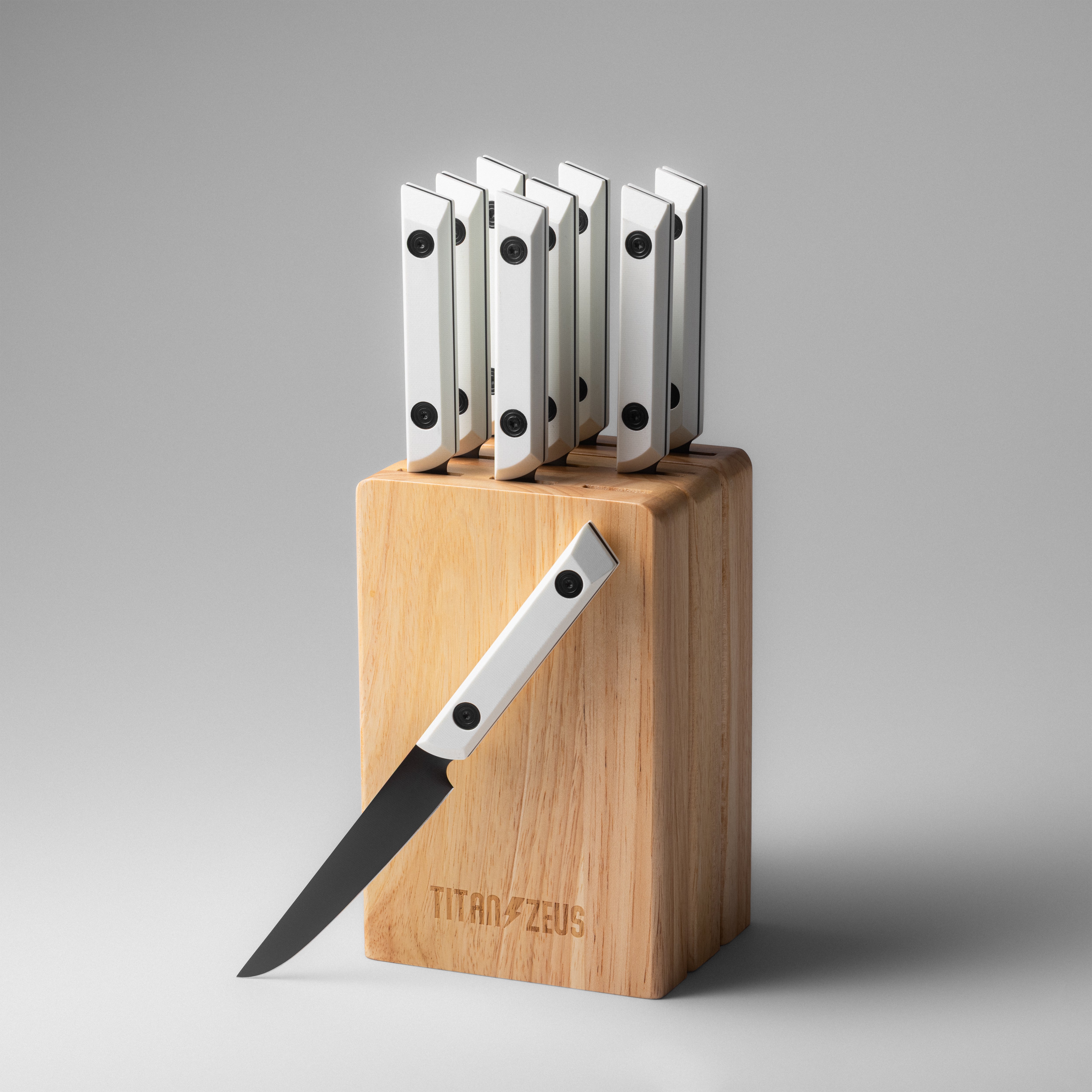 TABLE KNIFE SET (9 Piece) – Titan Zeus Knives