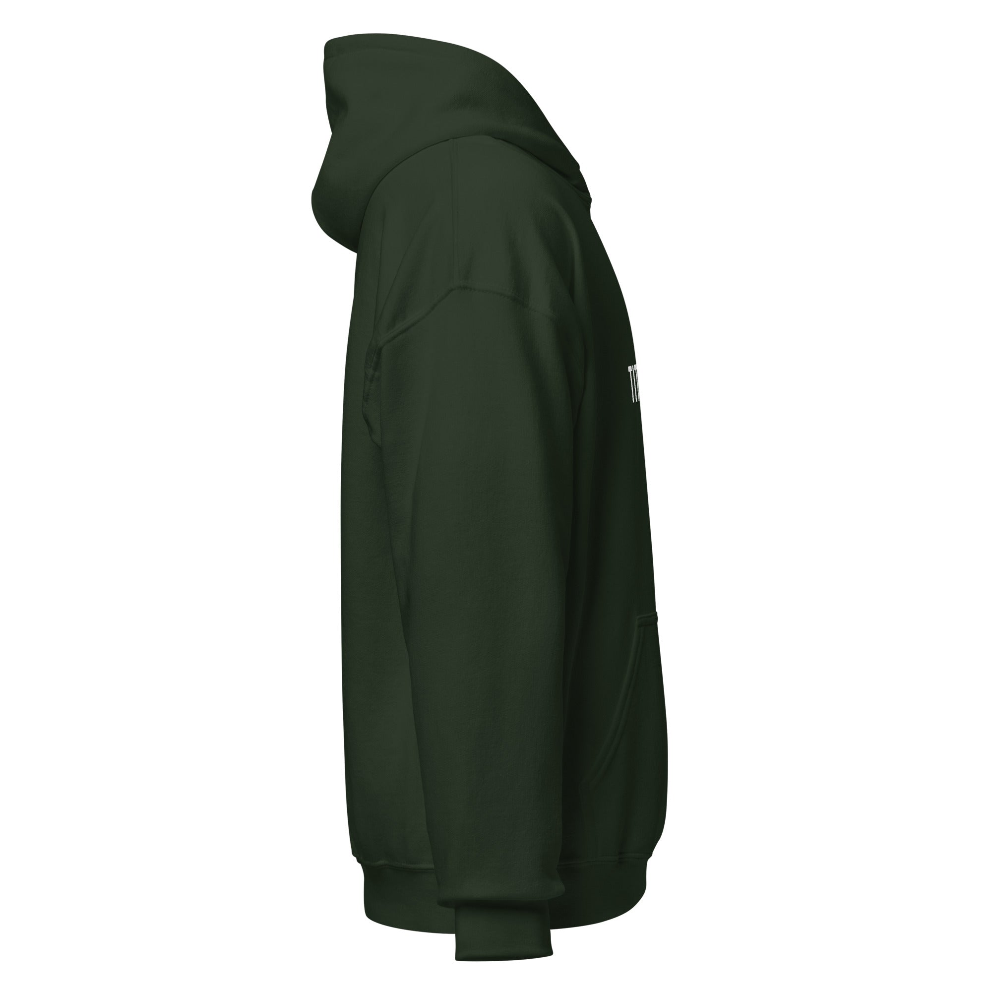 INHABITANT 【Logo Foodie】 GREEN Ssize Habit Mens Lightweight Hoodie Sz XL Deep Lichen Green With Tags